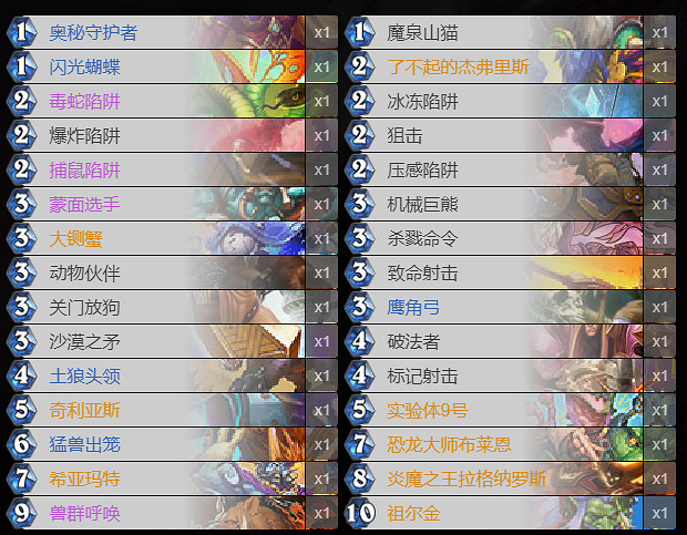 《爐石戰記手遊》冠軍大廳亂鬥卡組匯總 2020冠軍大廳亂鬥卡組一覽