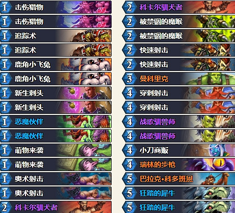 《爐石戰記》貧瘠之地T7獵卡組推薦 貧瘠之地T7獵怎麽玩