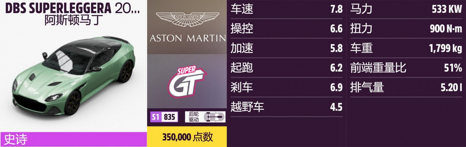 《極限競速:地平線5》阿斯頓馬丁全車輛獲取方法介紹 《極限競速:地平線5》阿斯頓馬丁全車輛獲取方法介紹