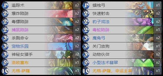 《爐石戰記》暗月馬戲團奧秘獵卡組攻略 暗月馬戲團奧秘獵怎麽組