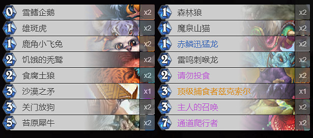 《爐石戰記》貧瘠之地狂野卡組推薦 貧瘠之地的錘煉狂野構築匯總