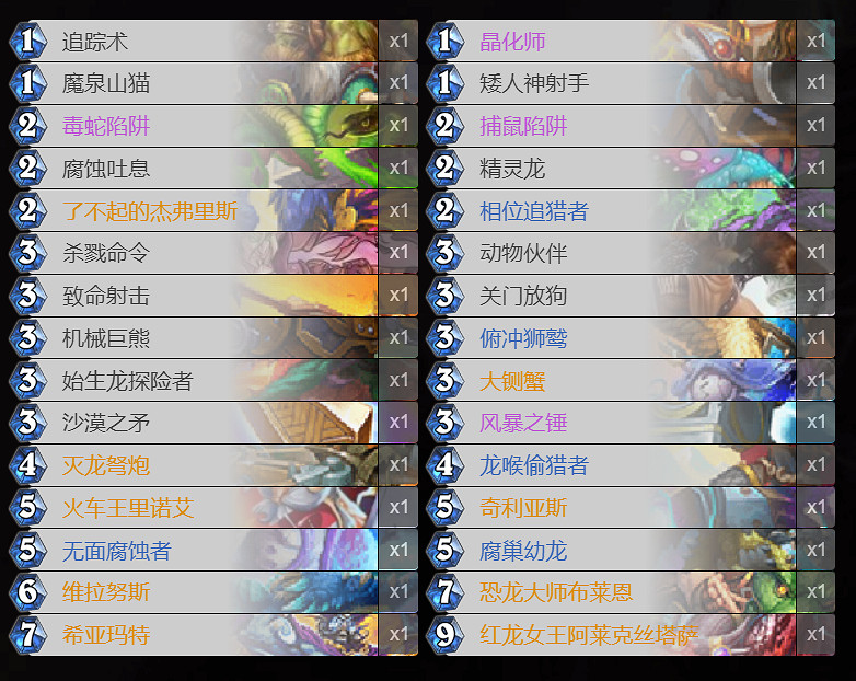 《爐石戰記手遊》宇宙獵卡組推薦 迦拉克隆的覺醒版本宇宙獵打法