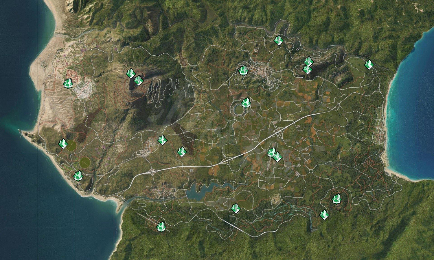 《極限競速地平線5》全收集點地圖位置匯總 藏寶圖及賽事點位大全 《極限競速地平線5》全收集點地圖位置匯總 藏寶圖及賽事點位大全