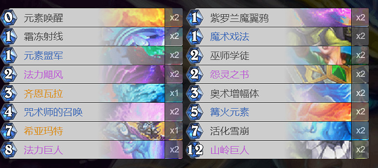 《爐石戰記手遊》元素法卡組推薦 元素法巨龍降臨2020卡組構築