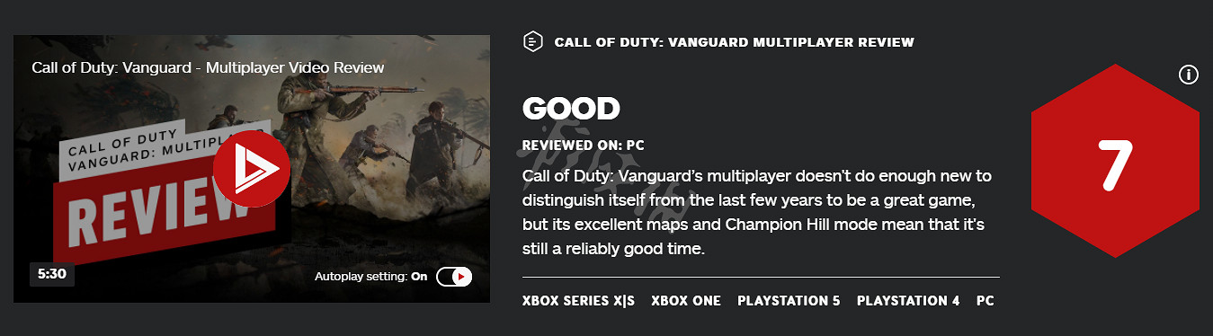 《決勝時刻先鋒》多人模式IGN評分高嗎?多人模式IGN評分一覽 《決勝時刻先鋒》多人模式IGN評分高嗎?多人模式IGN評分一覽