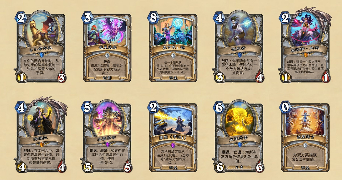 《爐石戰記》貧瘠之地的錘煉新卡匯總 貧瘠之地全部新卡效果一覽