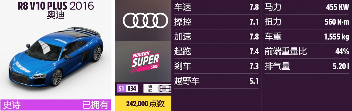 《極限競速:地平線5》奧迪全車輛獲取方法介紹 《極限競速:地平線5》奧迪全車輛獲取方法介紹