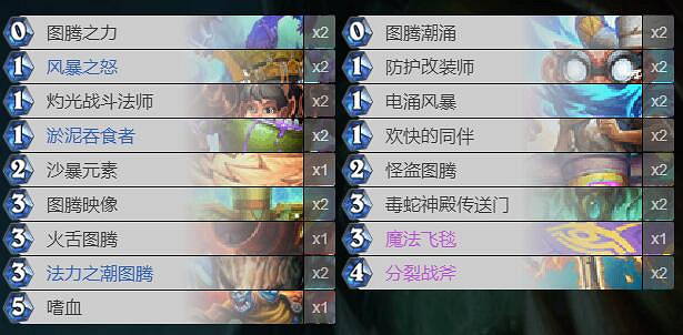 《爐石戰記手遊》外域的灰燼圖騰薩推薦 傳說卡組圖騰薩介紹