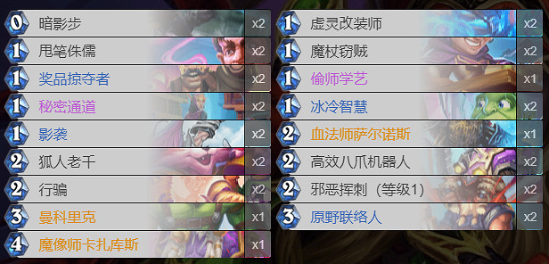 《爐石戰記》貧瘠之地的錘煉卡組推薦 貧瘠之地常見卡組