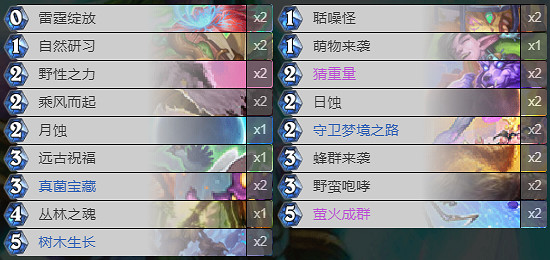 《爐石戰記》暗月馬戲團法術德卡組攻略 暗月馬戲團法術德怎麽組