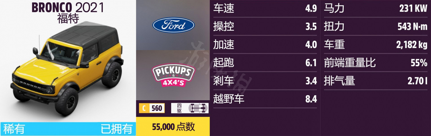 《極限競速地平線5》車輛名單全圖鑒 車輛屬性及解鎖方式大全