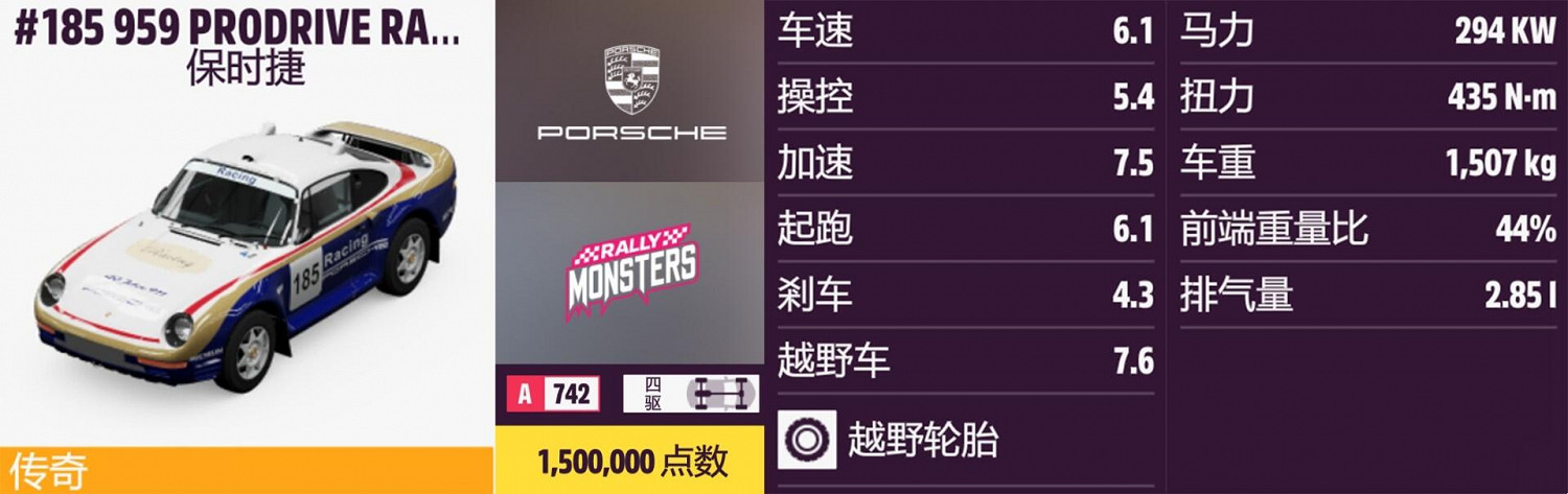 《極限競速：地平線5》保時捷全車輛獲取方法介紹