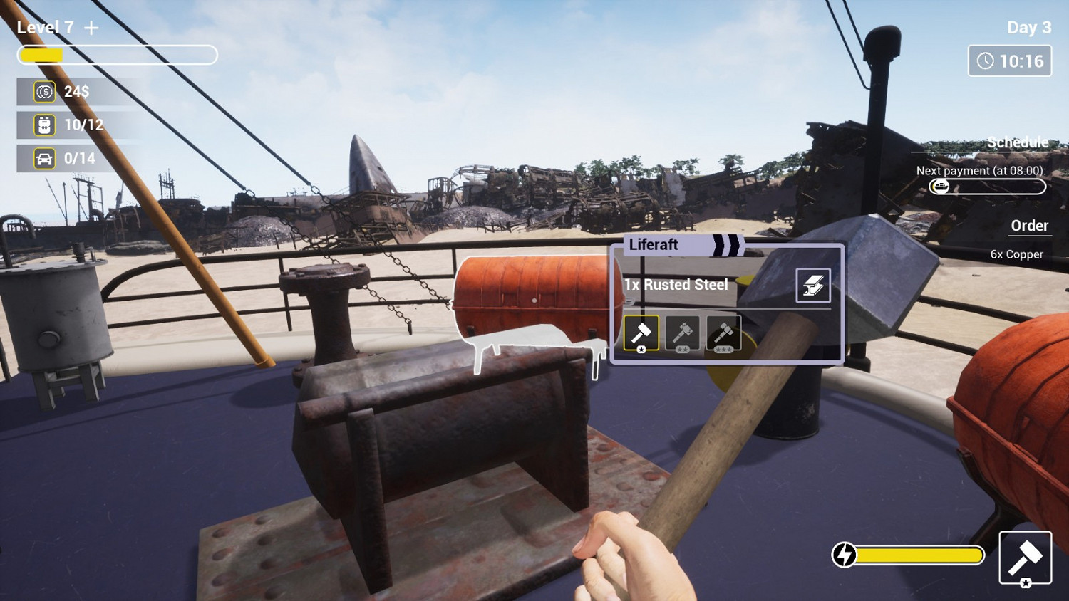 《船舶墓地模擬器》Steam現已發售 獲“多半好評” 《船舶墓地模擬器》Steam現已發售 獲“多半好評”