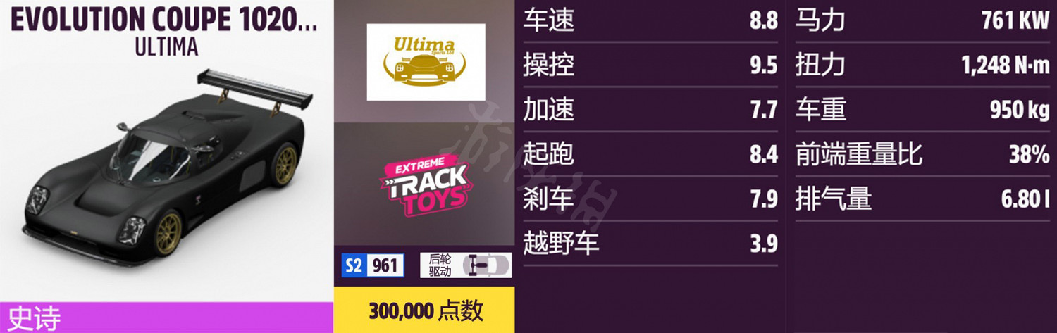 《極限競速地平線5》車輛名單全圖鑒 車輛屬性及解鎖方式大全