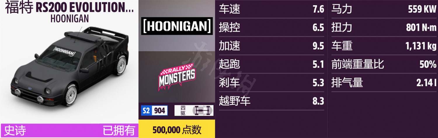 《極限競速地平線5》車輛名單全圖鑒 車輛屬性及解鎖方式大全