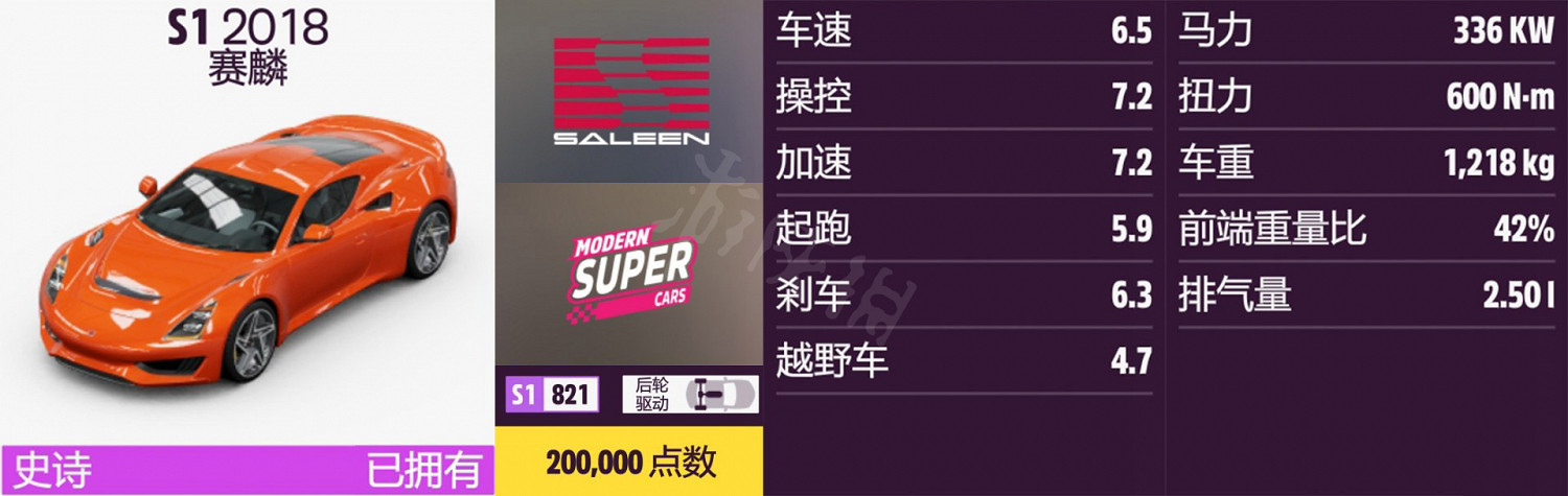 《極限競速地平線5》車輛名單全圖鑒 車輛屬性及解鎖方式大全