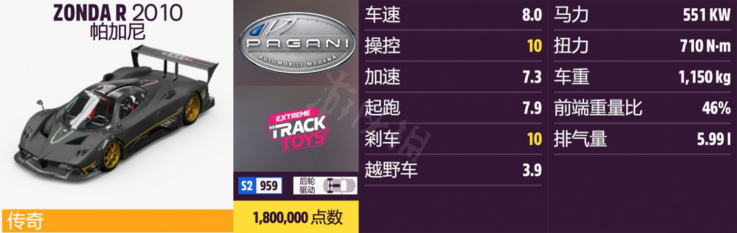 《極限競速地平線5》車輛名單全圖鑒 車輛屬性及解鎖方式大全