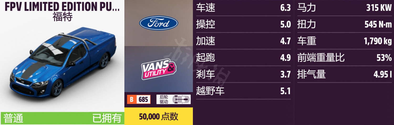 《極限競速地平線5》車輛名單全圖鑒 車輛屬性及解鎖方式大全