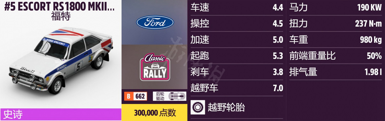 《極限競速地平線5》車輛名單全圖鑒 車輛屬性及解鎖方式大全