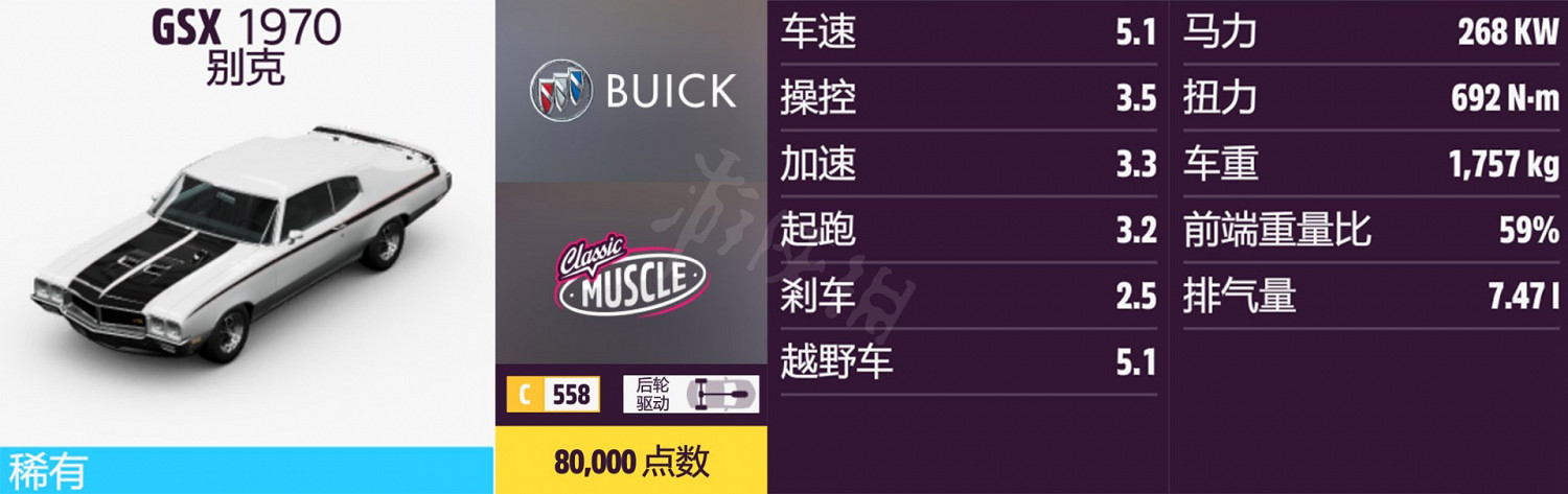 《極限競速地平線5》車輛名單全圖鑒 車輛屬性及解鎖方式大全