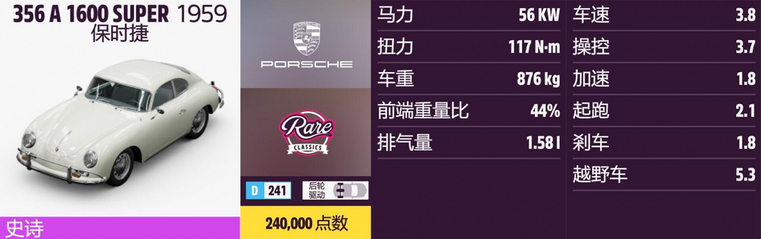 《極限競速：地平線5》保時捷全車輛獲取方法介紹