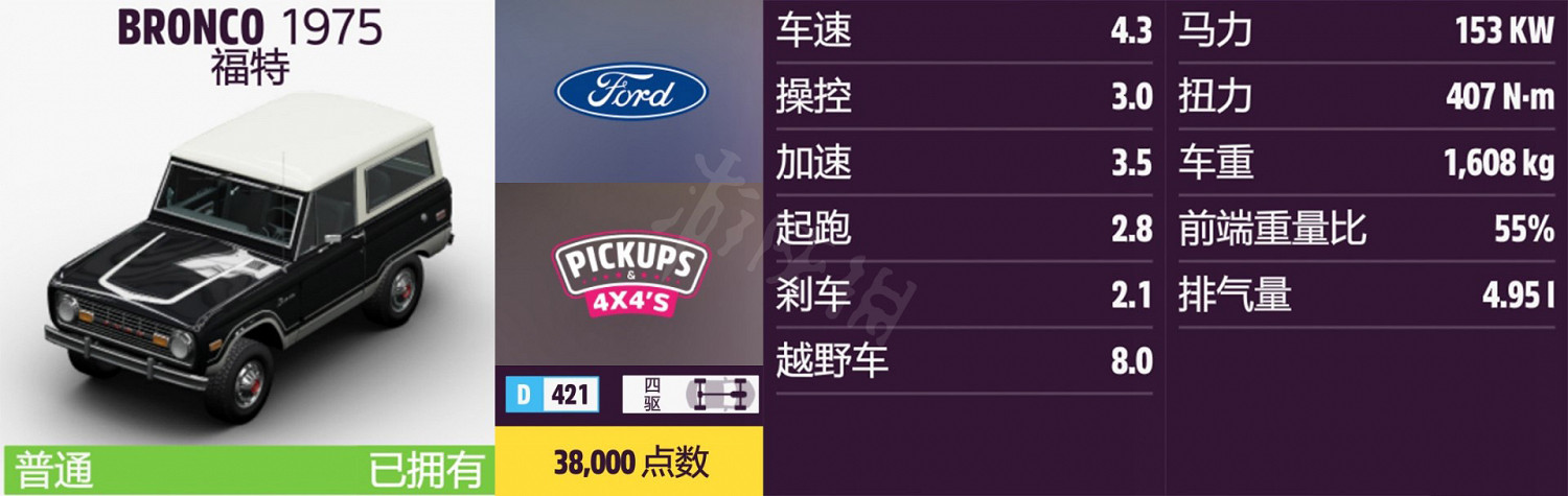 《極限競速地平線5》車輛名單全圖鑒 車輛屬性及解鎖方式大全