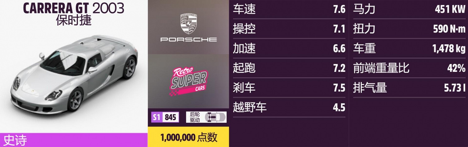 《極限競速：地平線5》保時捷全車輛獲取方法介紹