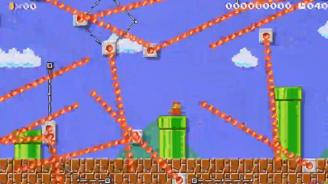 不容一絲鬆懈！高玩發超難《超級瑪利歐製造2》通關展示