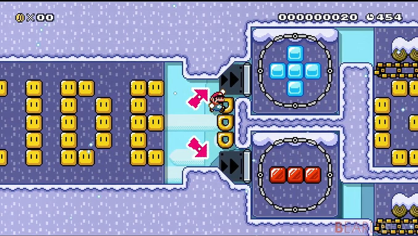 高玩在《超級瑪利歐製造2》中開發出可用的加減法雷腦
