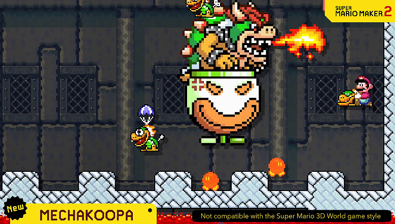 《瑪利歐製造2》3.0版本大更新宣傳片：玩家可定製世界！