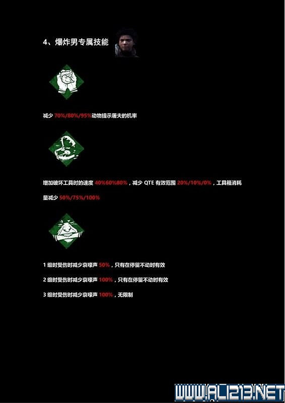 《黎明死線》角色技能大全圖文詳解