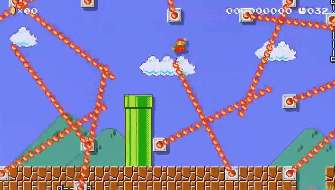 不容一絲鬆懈！高玩發超難《超級瑪利歐製造2》通關展示