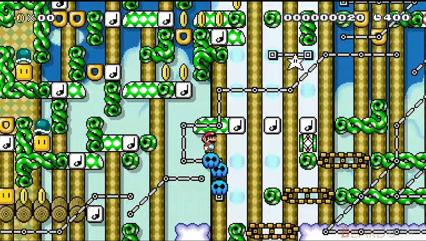 高玩在《超級瑪利歐製造2》中開發出可用的加減法雷腦