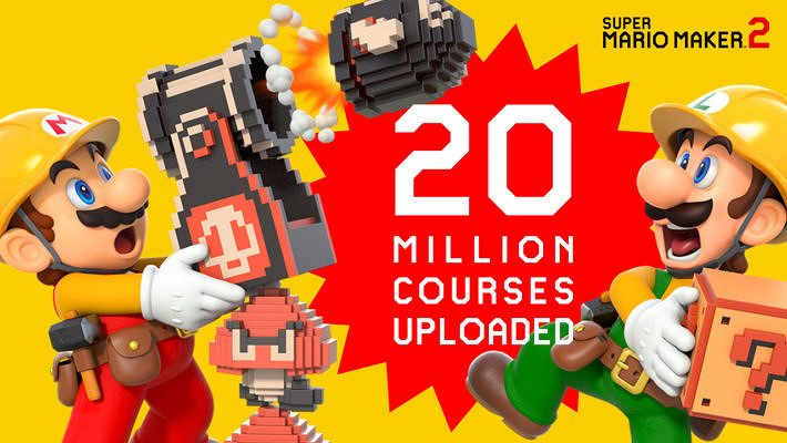 《超級瑪利歐製造2》關卡數量已達到2000萬個