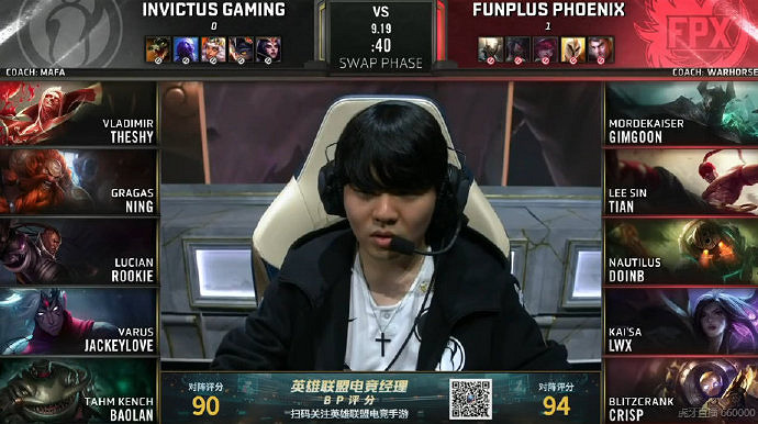 《英雄聯盟》IG對決FPX賽果一覽 FPX與IG賽程分享