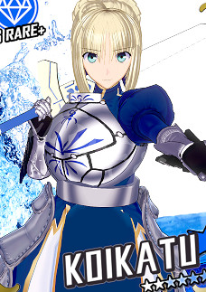 《戀活Sunshine》人物卡阿爾托莉雅分享 FATESaber怎麽捏？