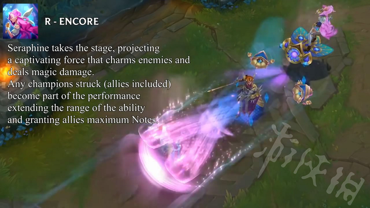 《英雄聯盟》新英雄Seraphine技能是什麽 新英雄薩勒芬妮技能介紹