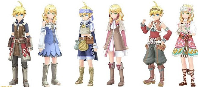 《符文工廠5》發售首日DLC歷代衣裝公開 5月20日登陸Switch 《符文工廠5》發售首日DLC歷代衣裝公開 5月20日登陸Switch