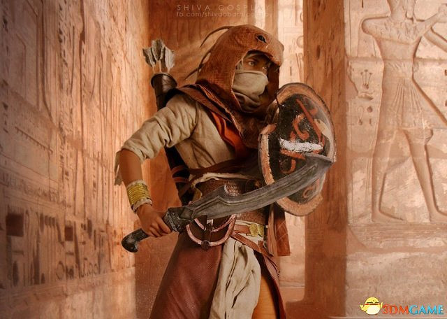 《刺客教條:起源》巴耶克神級Cos 還以為遊戲畫面 《刺客教條:起源》巴耶克神級Cos 還以為遊戲畫面