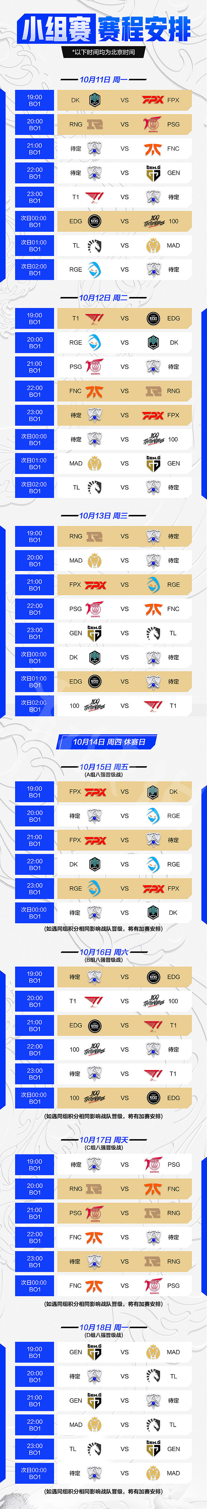 《英雄聯盟》S11比賽賽程是什麽？S11賽程表分享