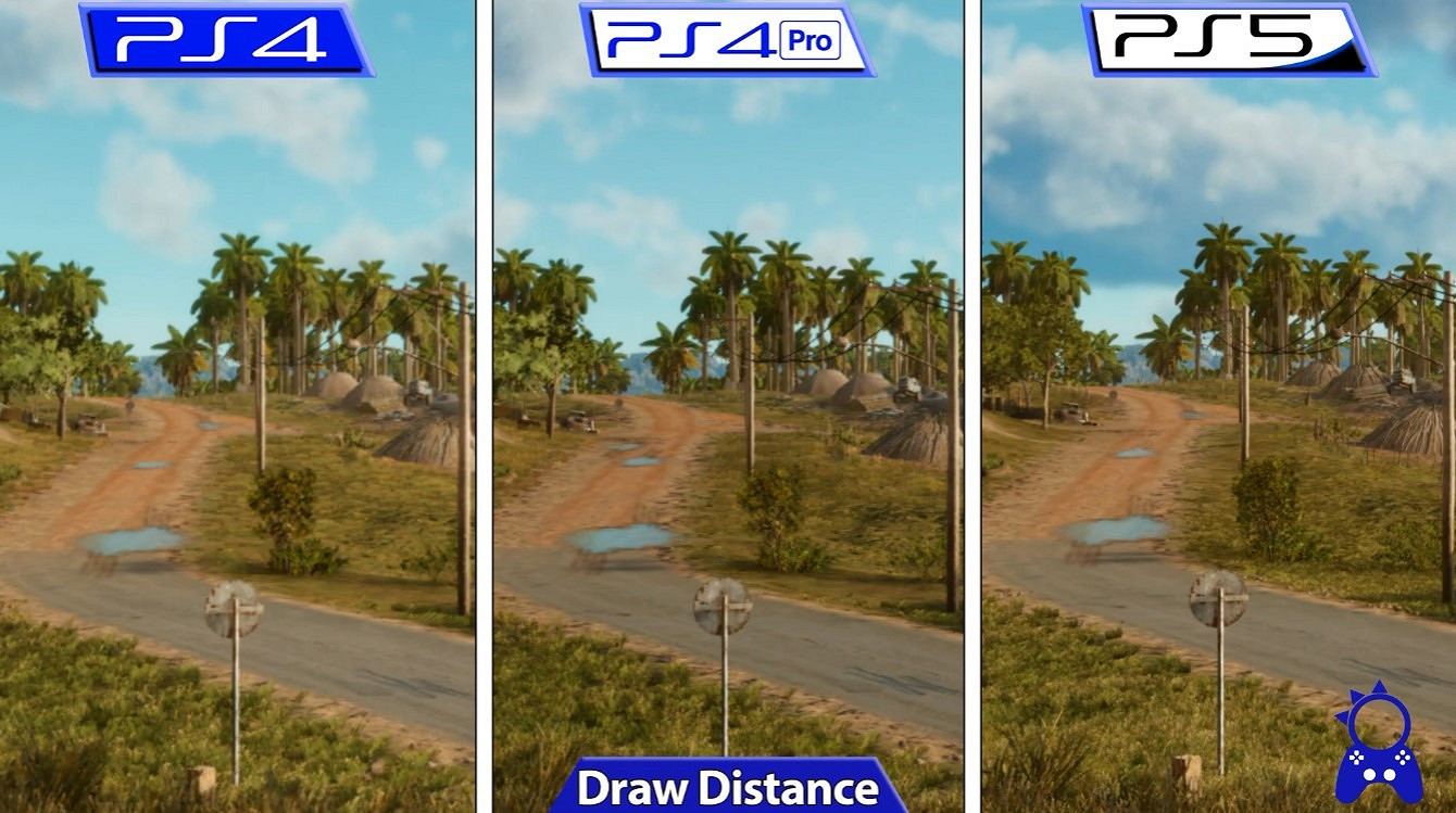 《極地戰嚎6》PS4、PS4 Pro、PS5畫質對比 幀數穩定 《極地戰嚎6》PS4、PS4 Pro、PS5畫質對比 幀數穩定