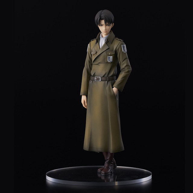 神情詭異氣質不俗！進擊巨人調查團大衣裝兵長手辦公開