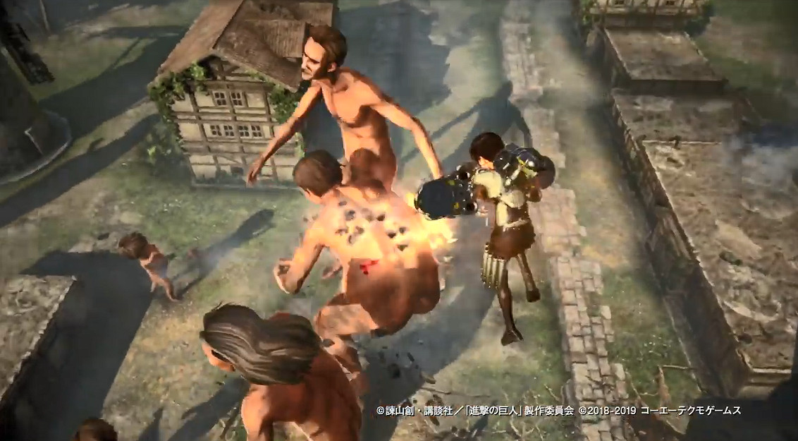 《進擊的巨人2：最終之戰》遊戲展示 加特林+巨人變身