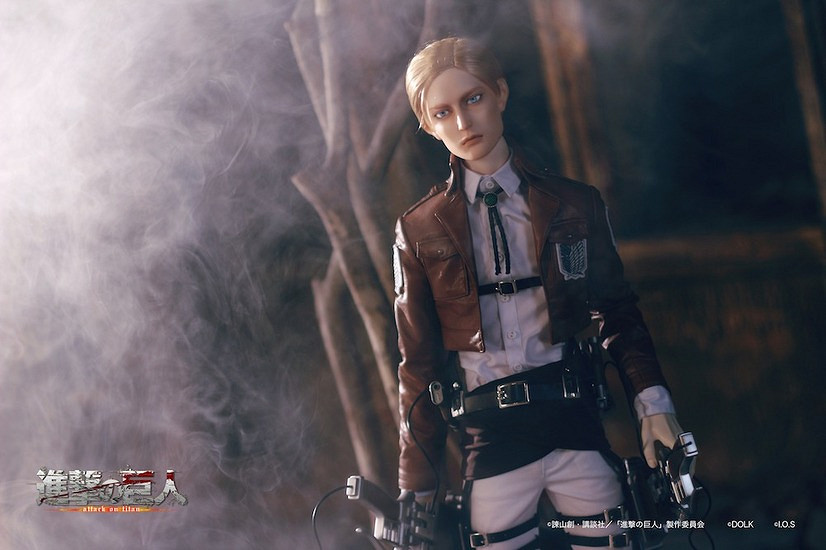 神情略詭異！《進擊的巨人》兵長＆團長可動人偶超酷逼真