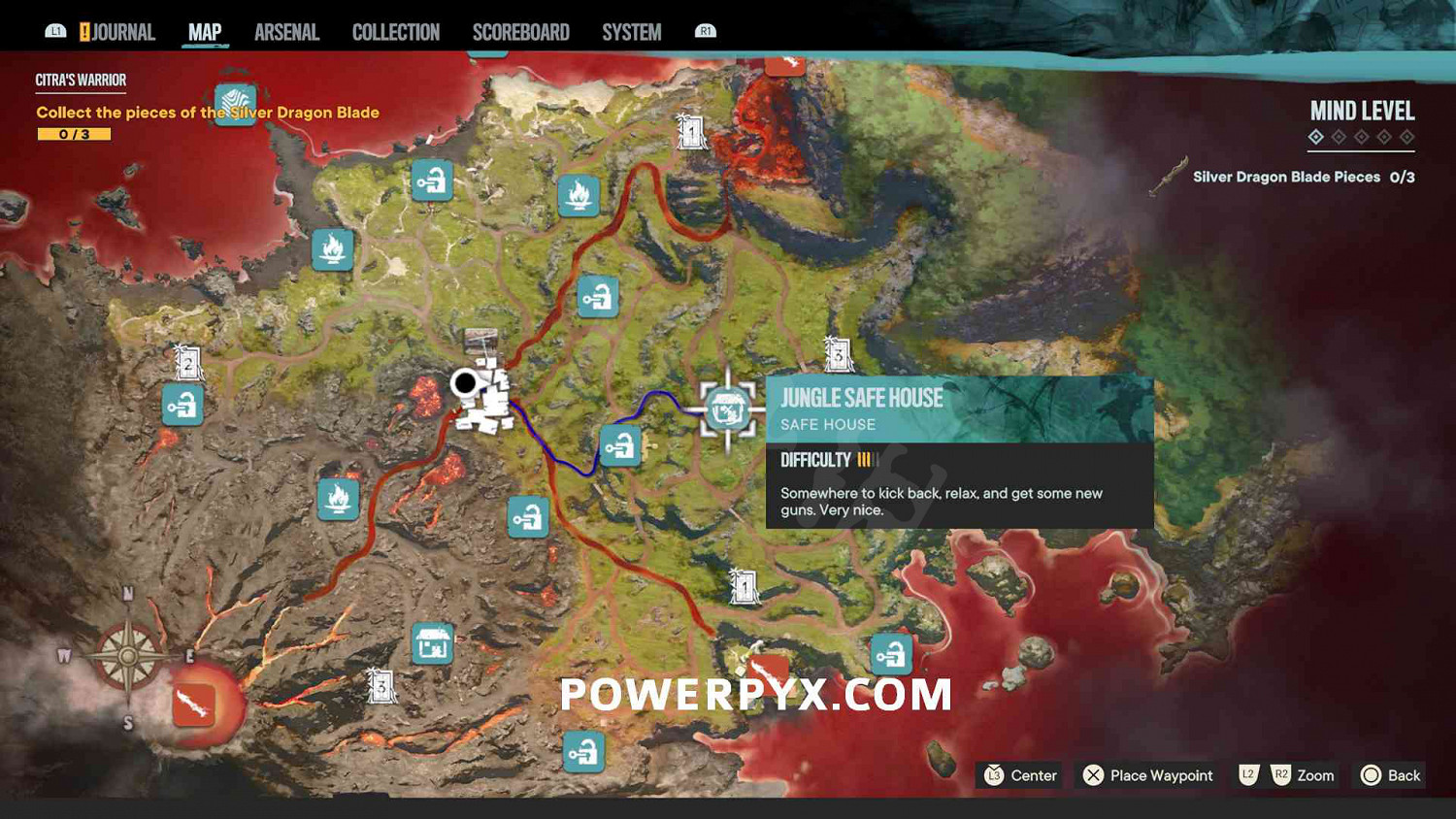 《極地戰嚎6》範斯瘋狂DLC精神世界全收集 範斯精神世界地圖點位一覽