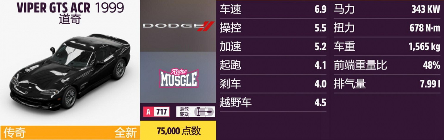 《極限競速:地平線5》道奇全車輛獲取方法介紹 《極限競速:地平線5》道奇全車輛獲取方法介紹
