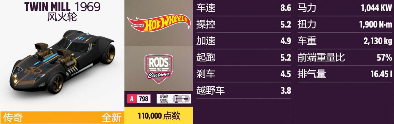 《極限競速：地平線5》風火輪全車輛獲取方法介紹