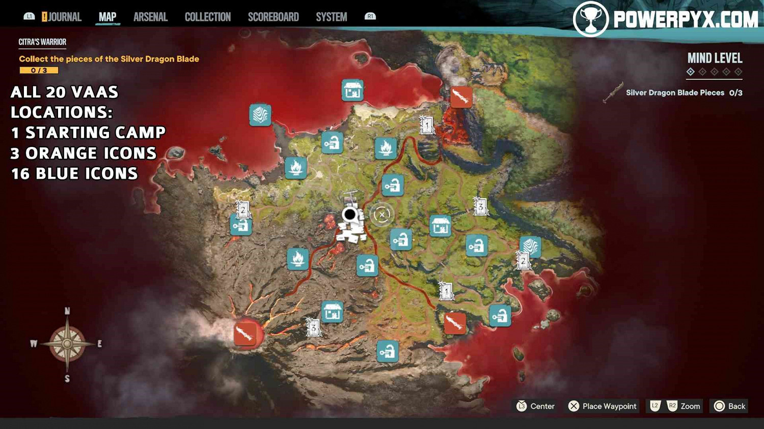 《極地戰嚎6》範斯瘋狂DLC精神世界全收集 範斯精神世界地圖點位一覽