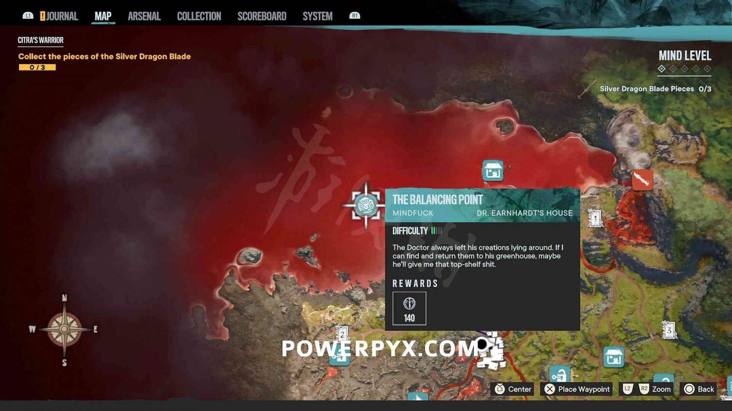 《極地戰嚎6》範斯瘋狂DLC精神世界全收集 範斯精神世界地圖點位一覽