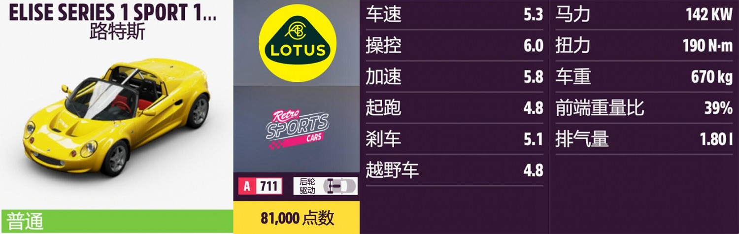 《極限競速：地平線5》路特斯全車輛獲取方法介紹